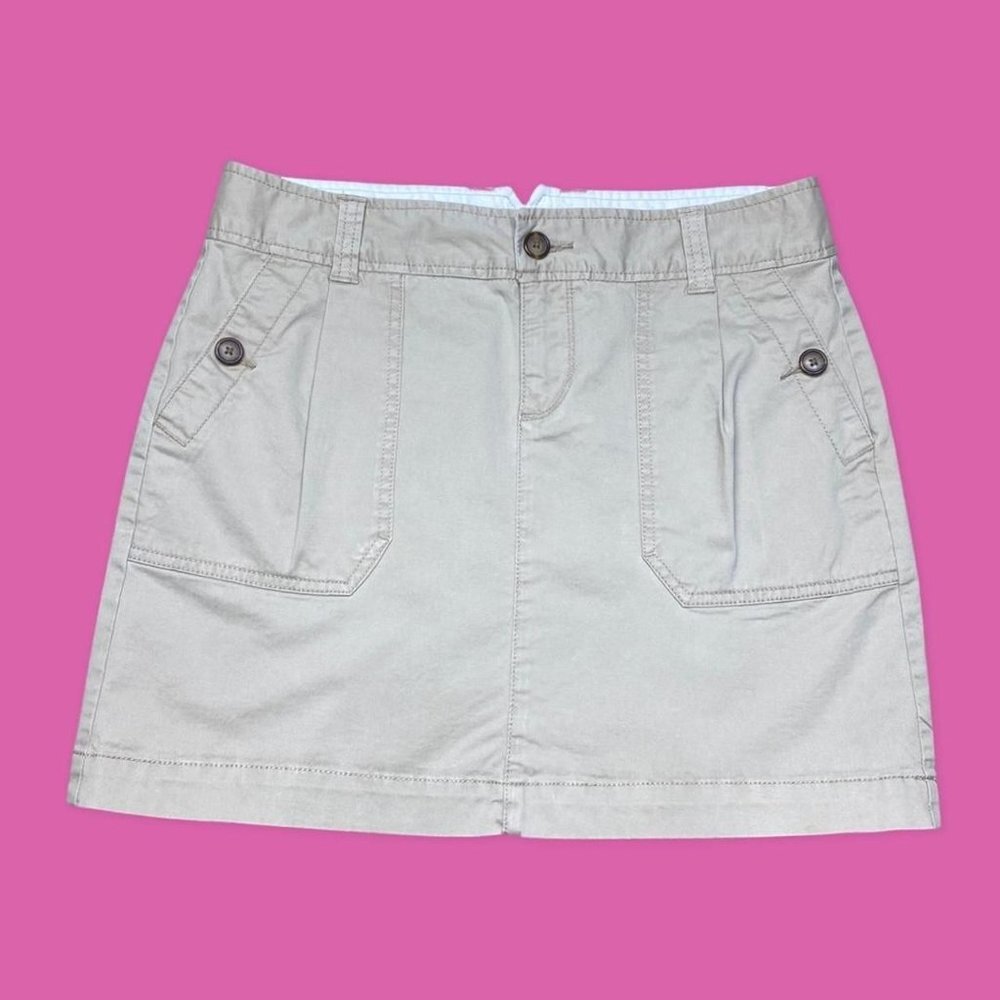 Tan Mini Skirt